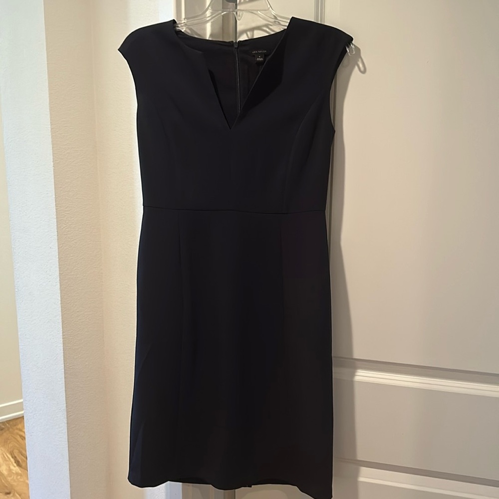 Ann Taylor navy blue dress -NWT size 0.